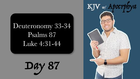 Day 87 - Bible in One Year KJV [2022]