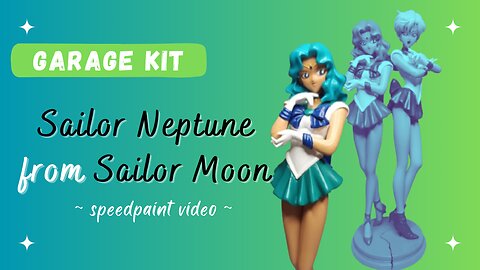 Painting the E2046.com Sailor Neptune Figure from Sailor Moon