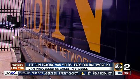 ATF gun tracing van yields leads in city violence