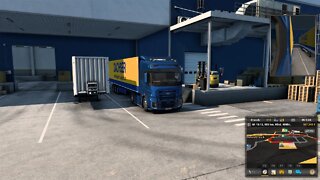 Eurotrucksimulator 2. Mit dem LKW durch Europa Auf der Pro Mod mit guter Musik.