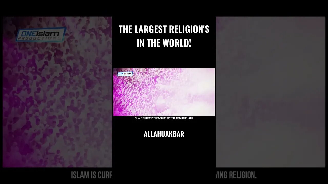 THE LARGEST RELIGIONS IN THE WORLD