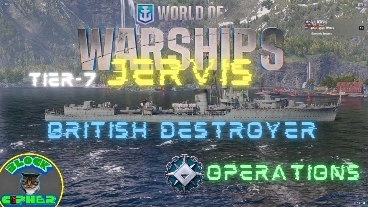 Operations//Tier-7 JERVIS//British Destroyer | World of Warships