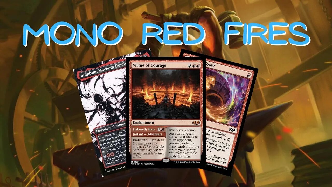 Mono Red Fires | Magic The Gathering (MTG) | Wilds of Eldraine Pioneer