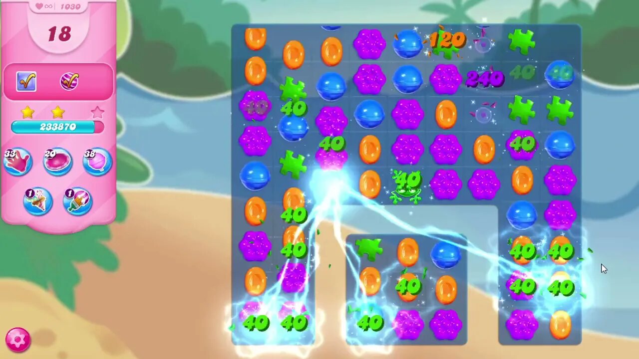 Candy Crush Saga Level 1030