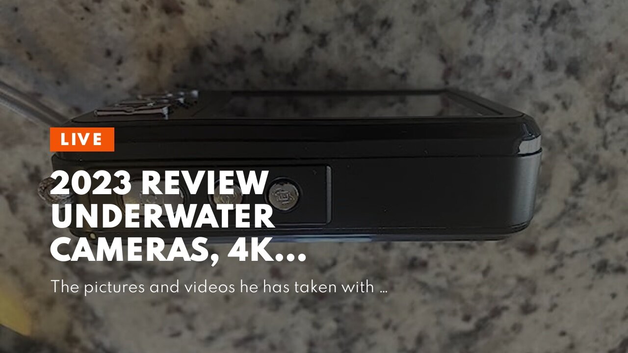 Customer Review Underwater Cameras, 4K Waterproof Digital Camera 48 MP Autofocus Function Self...