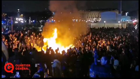 Massive Protests In Paris Over Raising Retirement Age