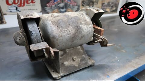 Devastated bench grinder Restoration