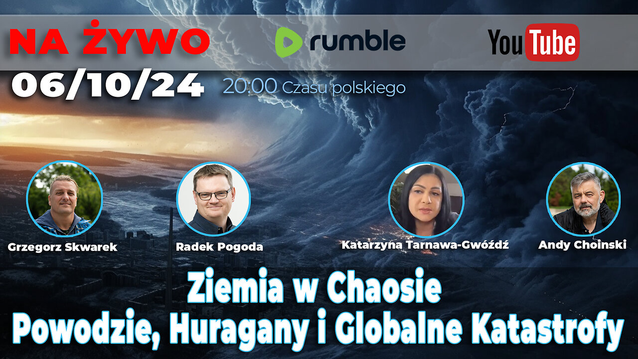 🔴LIVE 06/10/24 | Ziemia w Chaosie: Powodzie, Huragany i Globalne Katastrofy