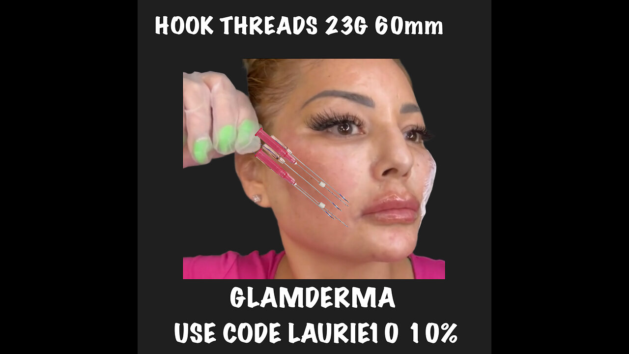 Hook Threads 23G 60mm High Cheek Bone Definition