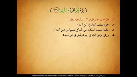 234 ‏‏الربع المائتان وأربع وثلاثون عبس والتكوير