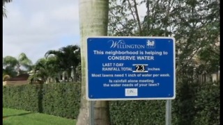 Signs saving thousands of gallons of water