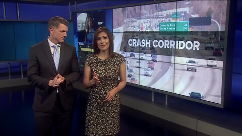 Crash corridor is I-25 between 84th & 104th