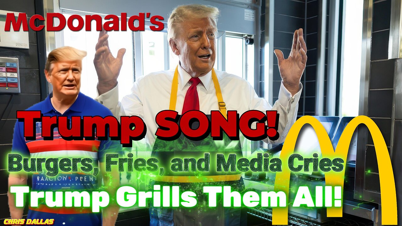 McDonald's Trump Song! Burgers, Fries, and Media Cries, Trump Grills Them All! Media Frenzy Meltdown