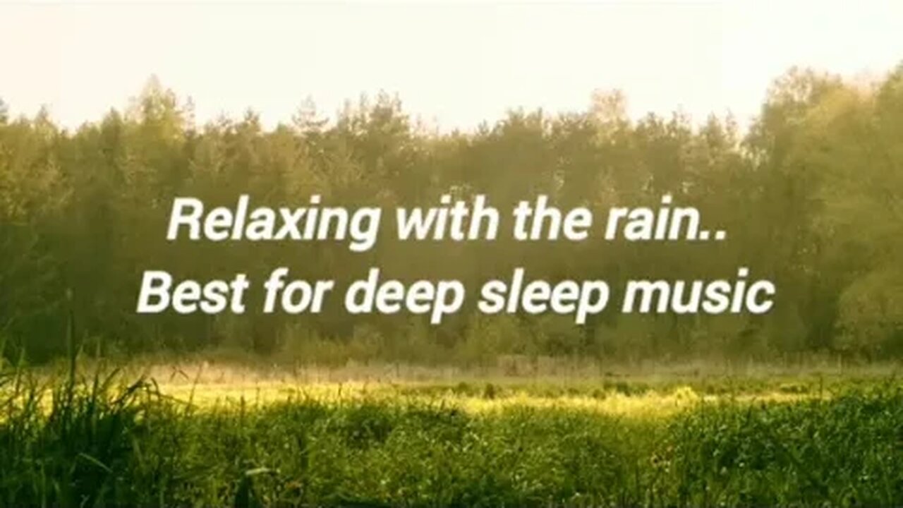 rain water sound of nature for relaxing sleep