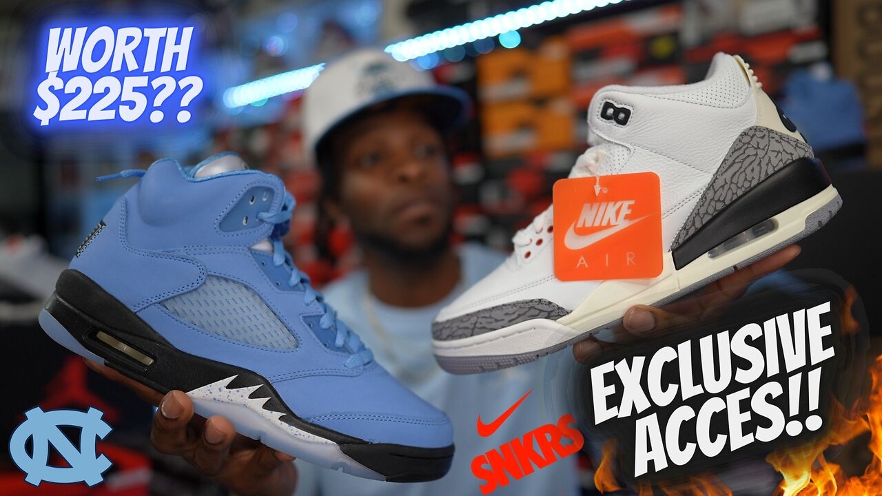 ITS HAPPENING!! JORDAN 3 EXCLUSIVE ACCESS DETAILS & JORDAN 5 UNC RELEASE DISCUSSION!!