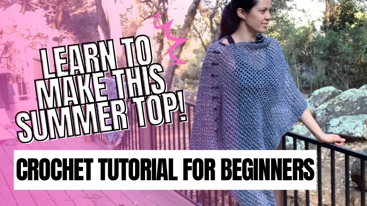 How to Crochet a Top for Beginners, Great Summer Project!