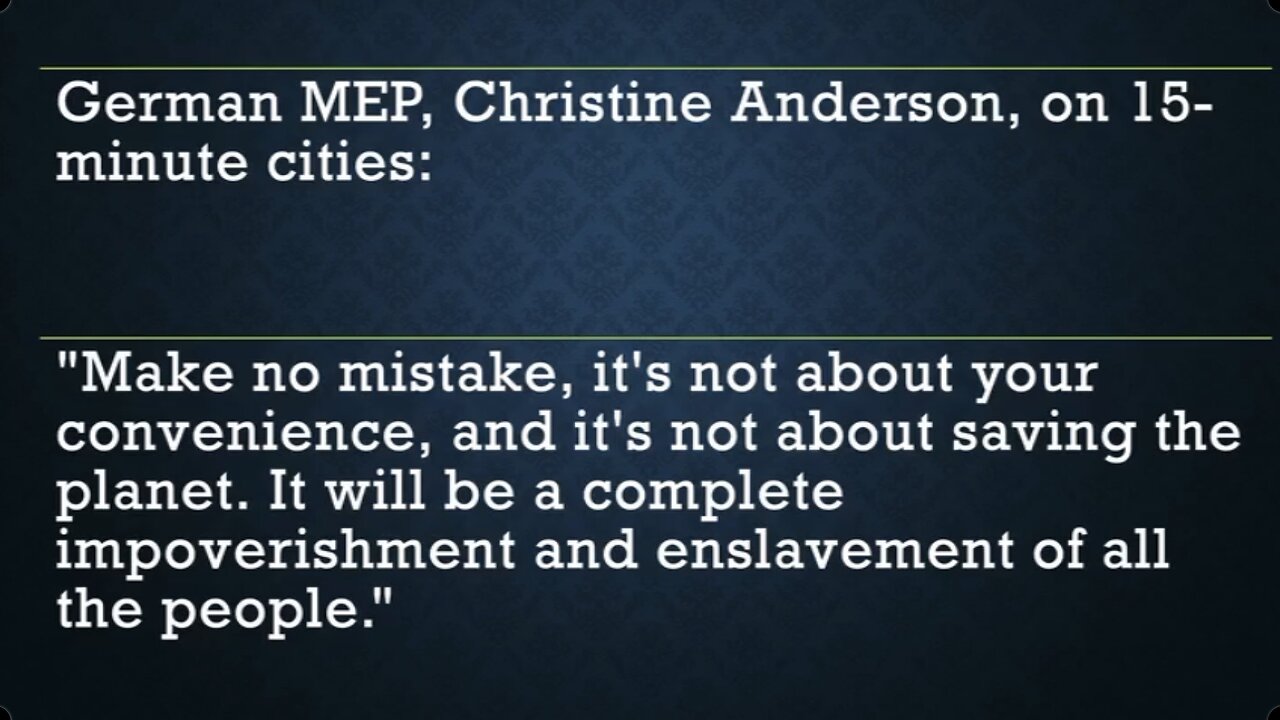 Christine Anderson: From 15-Minute Cities to Climate Lockdowns - UK Column News - 28th April 2023