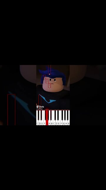 Run away, Alan (@Jeny_Punker) Roblox Doors Animation - Octave Piano Tutorial