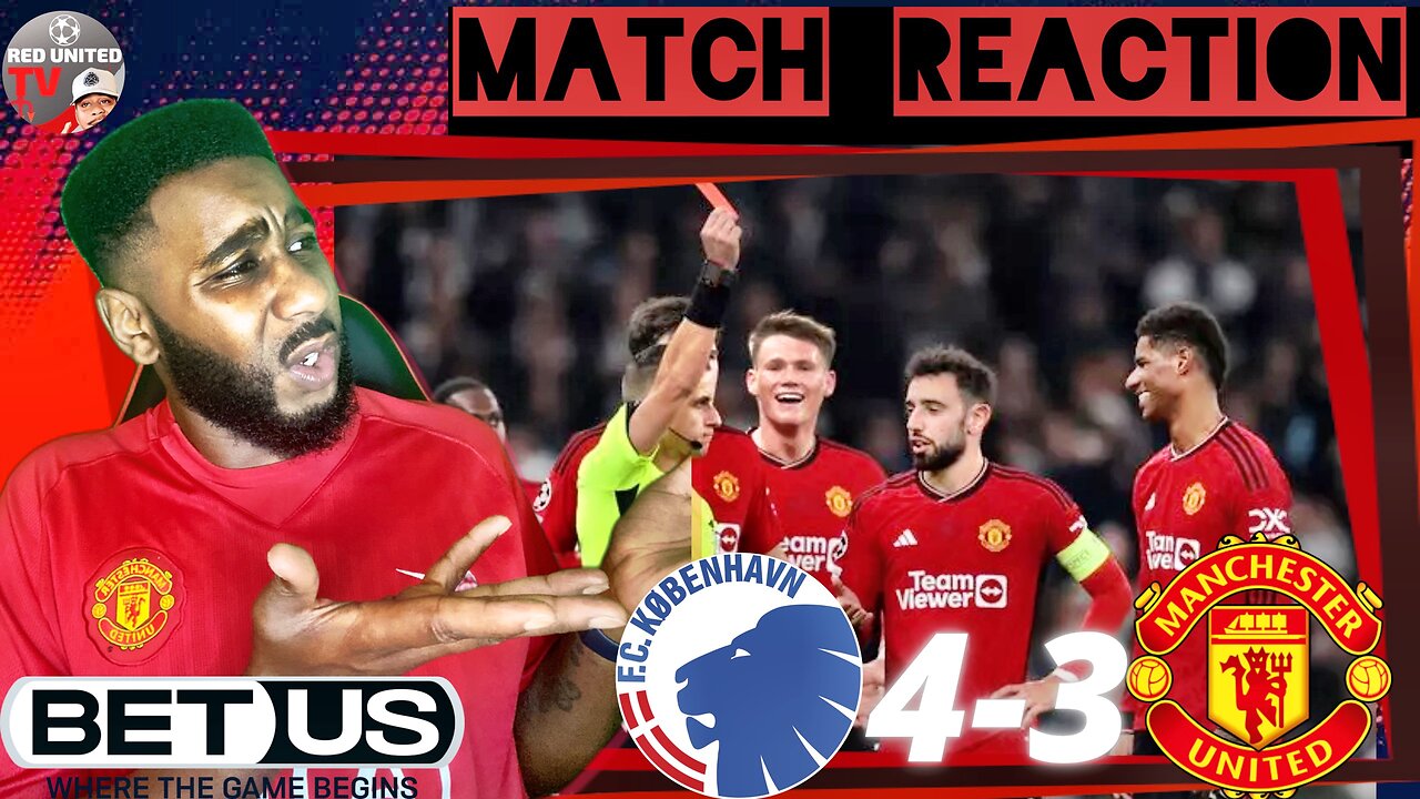 FC COPENHAGEN 4-3 MAN UNITED FAN REACTION | Dalot Cost US! Champions League - Ivorian Spice Reacts