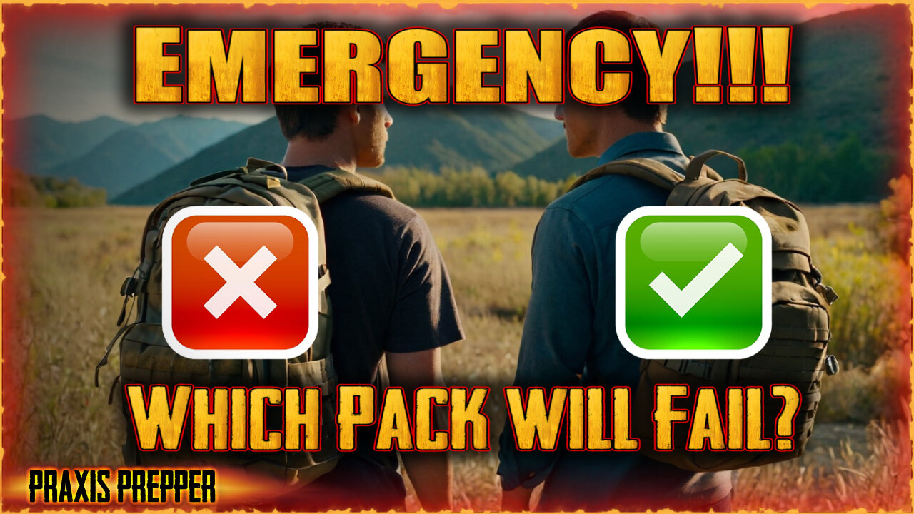 Emergency Backpacks... Which Style Will FAIL?