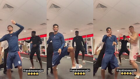 Manchester United Chef Dances Together with Players After Beating Manchester City