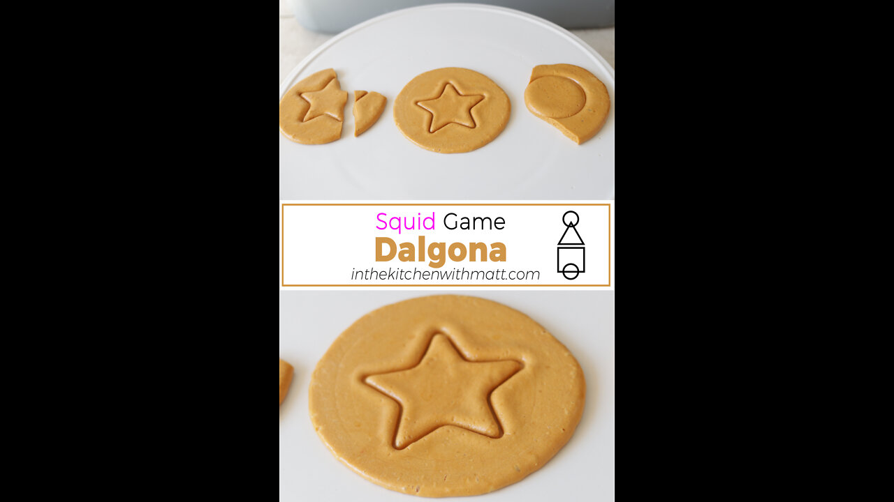 Squid Game Cookies | Dalgona Recipe