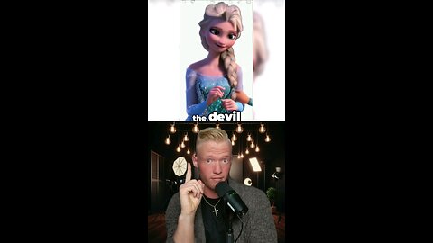 Is Elsa Low Key A Demon⁉️👹😱 #devil #shorts #Disney