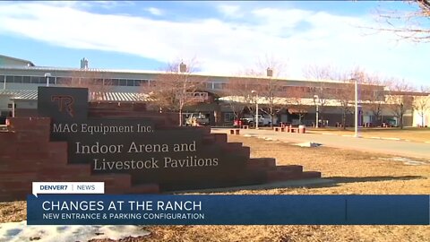 Parking & entrance changes at The Ranch in Loveland