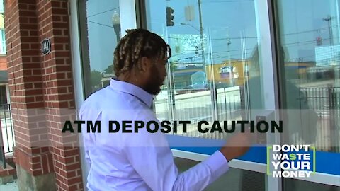 ATM Deposit Caution