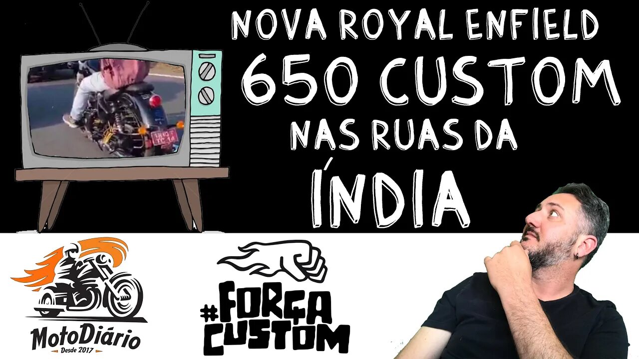 Nova Royal Enfield 650 CUSTOM/CRUISER pode estar caminho