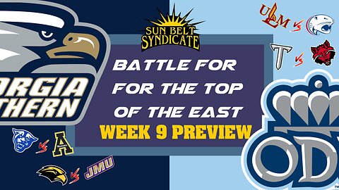 Top Spot in East Up for Grabs - Week 9 Preview