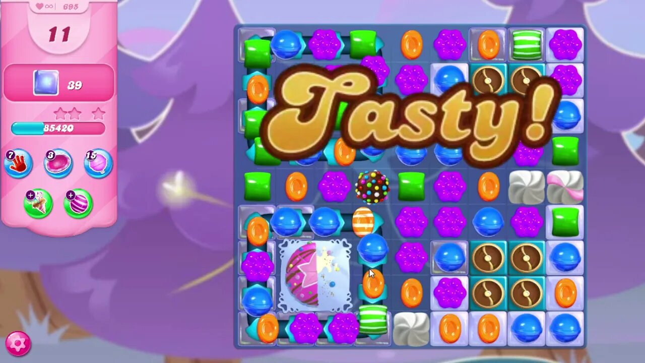 Candy Crush Saga Level 695