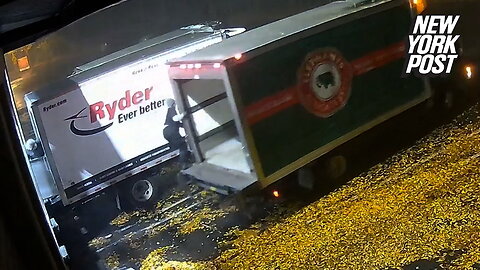 Food delivery truck stolen — with worker still inside