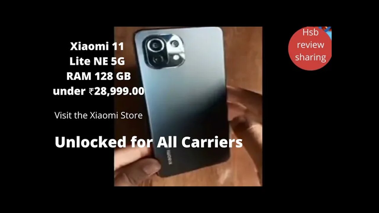Xiaomi 11 Lite NE 5G RAM 128 GB₹28,999.00