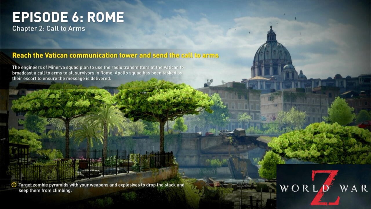 World War Z Aftermath: ROME CALL TO ARMS