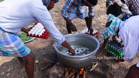 500 Eggs | Egg Gravy Cooking in Village | Muttai Kulambu | Tasty Egg Curry Village Food Recipe