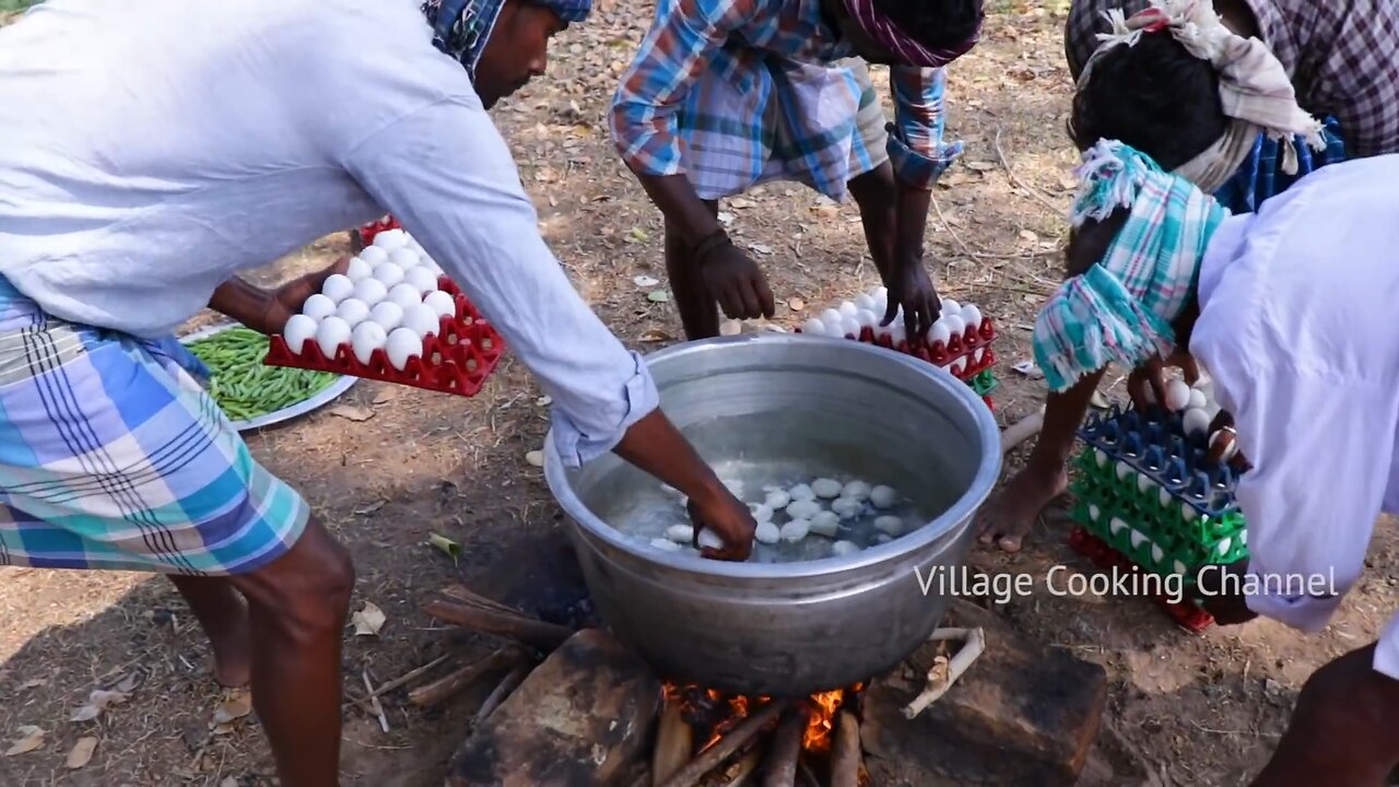 500 Eggs | Egg Gravy Cooking in Village | Muttai Kulambu | Tasty Egg Curry Village Food Recipe