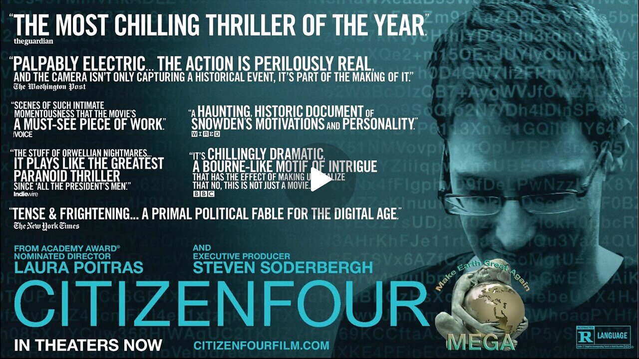 🌃🇺🇸 CITIZENFOUR (2014) ▪️ Full Documentary: NSA Whistleblower Edward Snowden