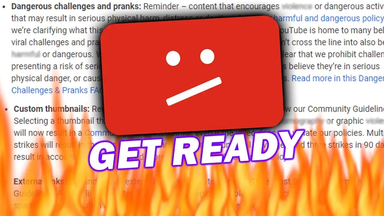 YouTube Is About To Become MUCH More STRICT