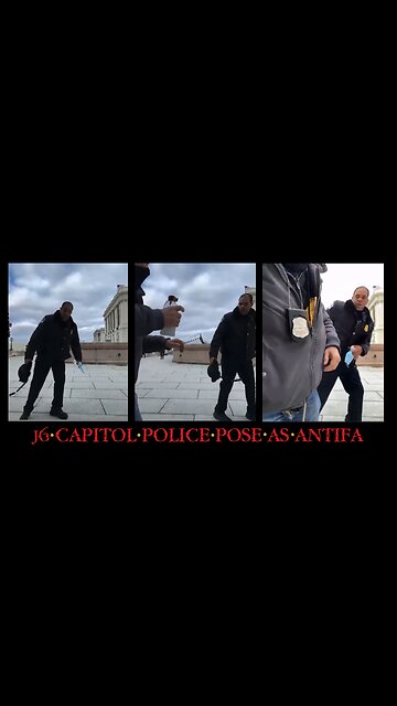BOOM! J6 video emerges of undercover police officers posing as ANTIFA RIOTERS
