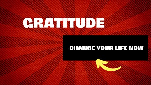 Attitude of Gratitude