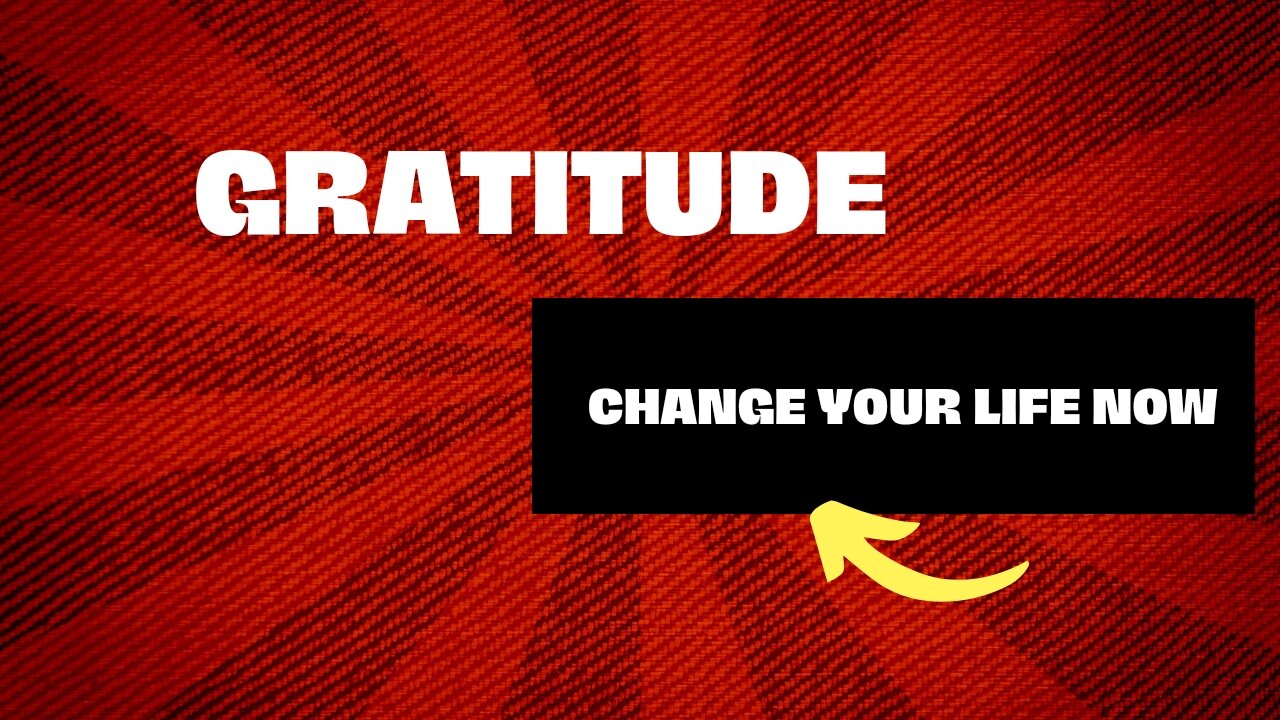 Attitude of Gratitude
