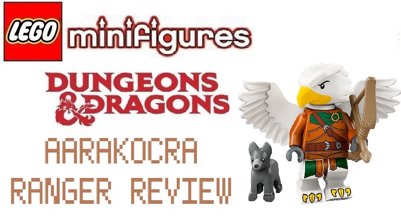 Lego Dungeon and Dragons Minifigures Aarakocra Ranger Review