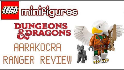 Lego Dungeon and Dragons Minifigures Aarakocra Ranger Review