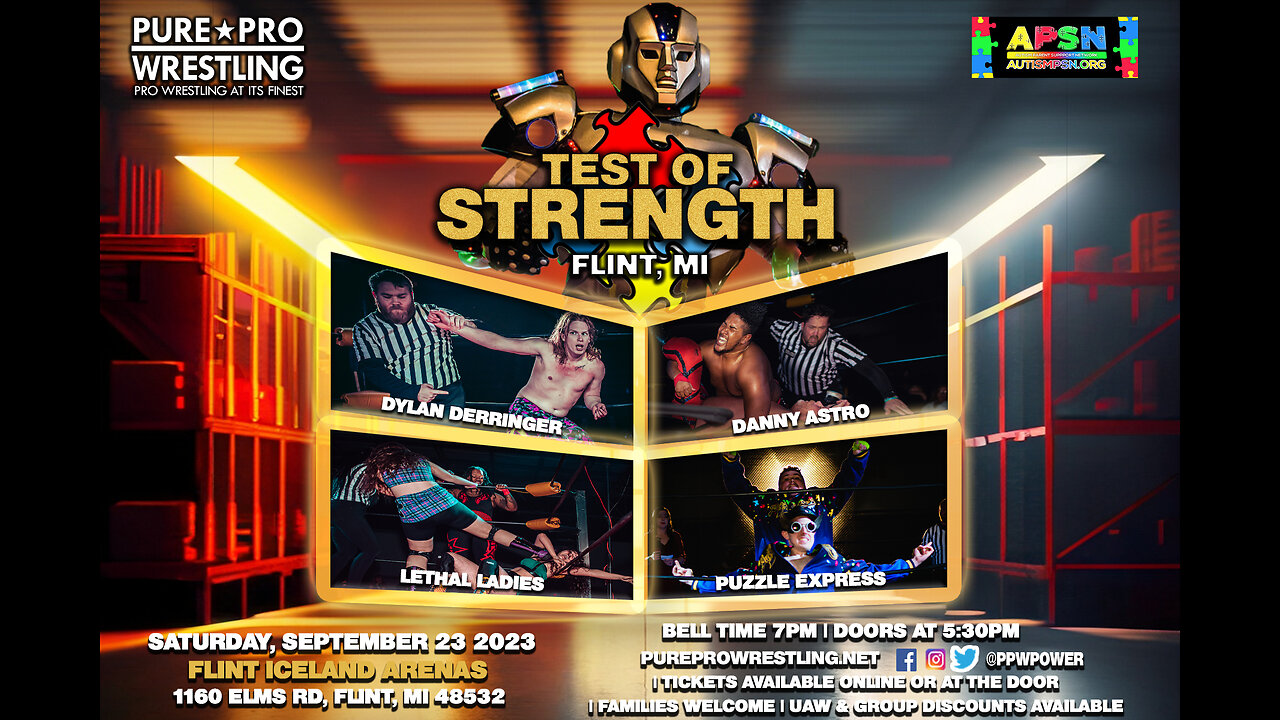 Autism Parent Support Network Pure Pro Wrestling Event News