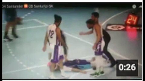 Oscar Cabrera A Basketball Player In Northern Spain Collapses Due To Heart Failure