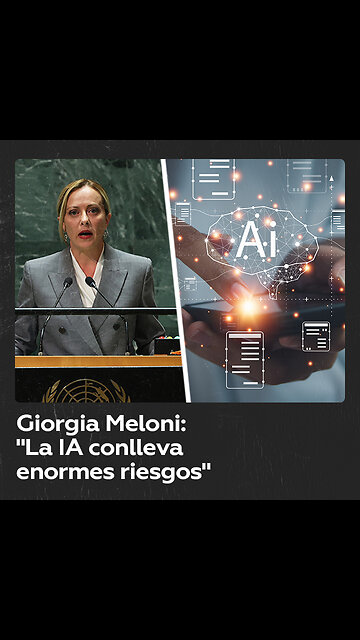 Meloni advierte que la IA tendrá consecuencias “devastadoras” para el mercado laboral