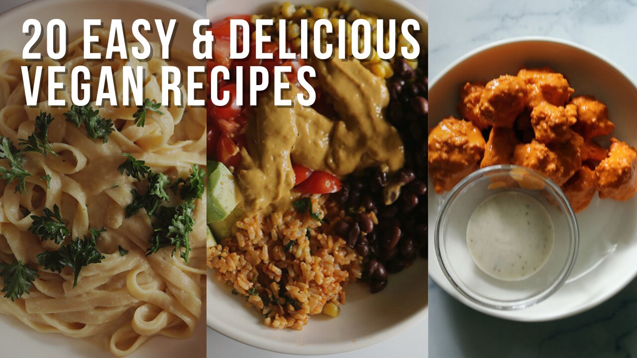 20 easy and delicious vegan meals for busy people