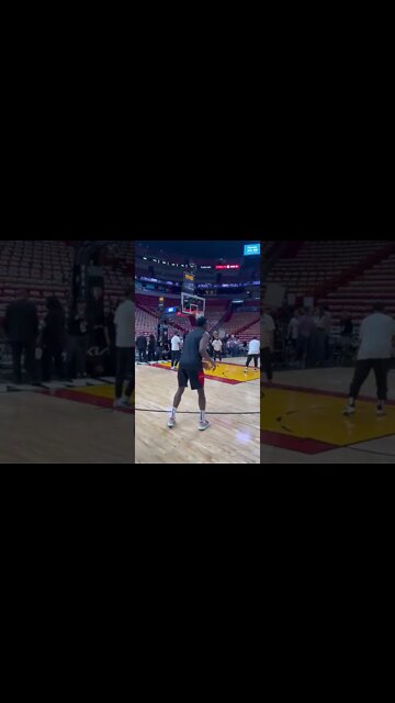 Victor Oladipo's 17 of 18 | Warming up for the game 1