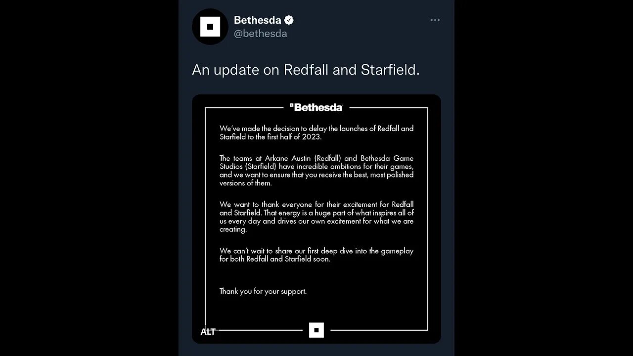 Starfield DELAYED to 2023! #shorts #starfield